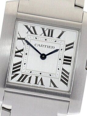 CARTIER Tank Francaise MM WSTA0074 Silver Dial Quartz Boy's Watch_904355